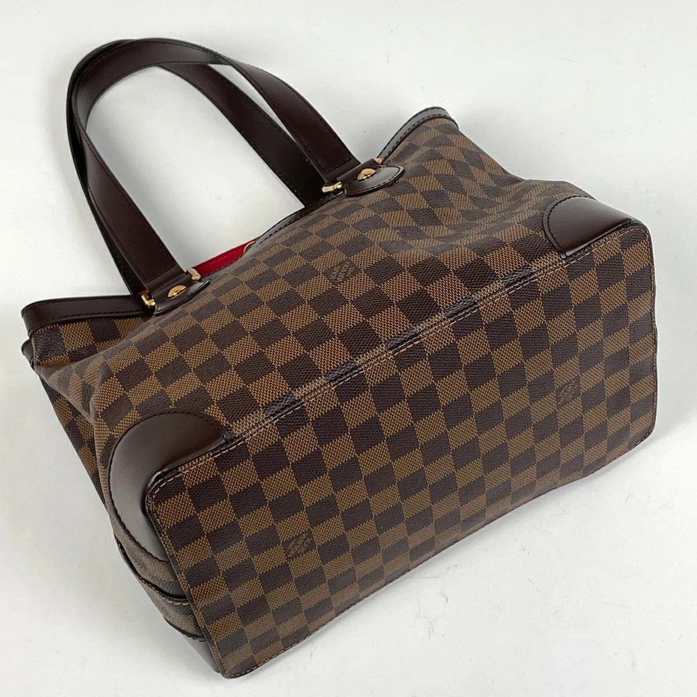 Louis Vuitton Bag Tote Shoulder Damier Brown Hampstead